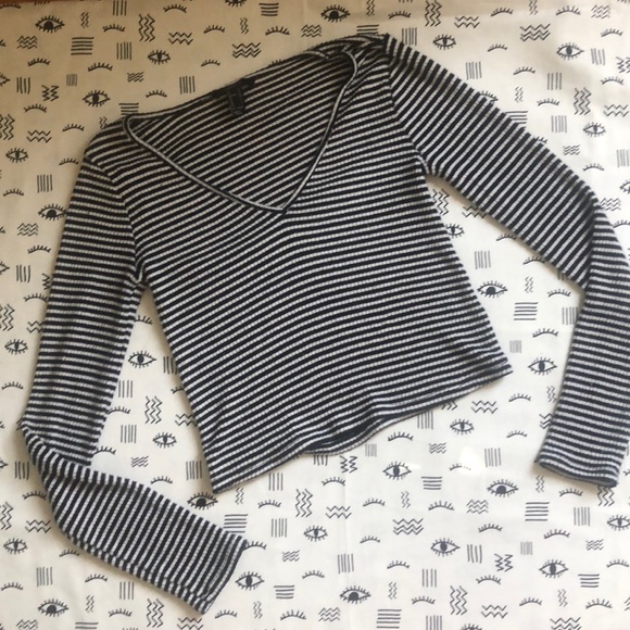 LS fitted striped top - Picture 1 of 2